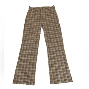 YELLOW/GOLD PLAID PANTS